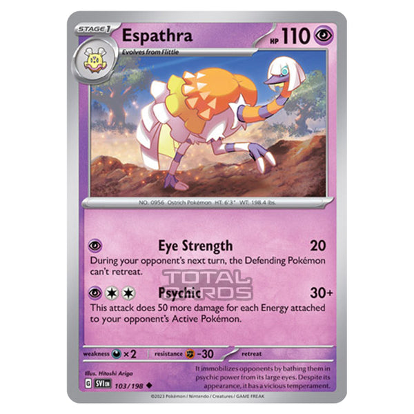 Pokemon - Scarlet & Violet - Base Set - Espathra - 103/198 Pokemon - Scarlet & Violet - Base Set - Espathra - 103/198