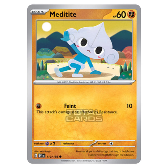 Pokemon - Scarlet & Violet - Base Set - Meditite - 110/198