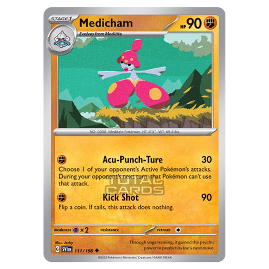 Pokemon - Scarlet & Violet - Base Set - Medicham - 111/198