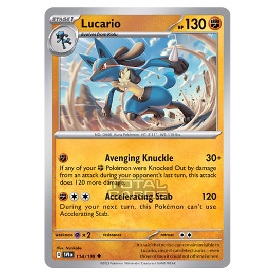 Pokemon - Scarlet & Violet - Base Set - Lucario - 114/198