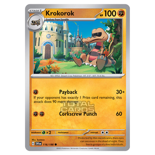 Pokemon - Scarlet & Violet - Base Set - Krokorok - 116/198