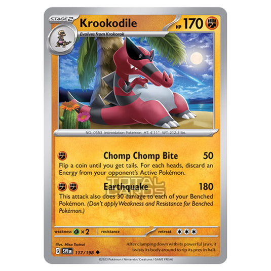 Pokemon - Scarlet & Violet - Base Set - Krookodile - 117/198