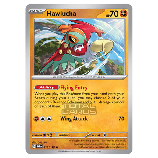 Pokemon - Scarlet & Violet - Base Set - Hawlucha - 118/198