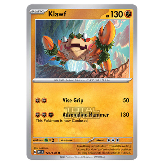 Pokemon - Scarlet & Violet - Base Set - Klawf - 122/198