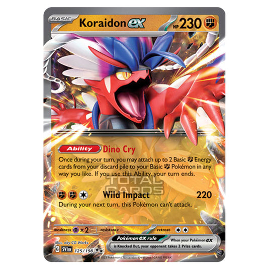 Pokemon - Scarlet & Violet - Base Set - Koraidon ex - 125/198