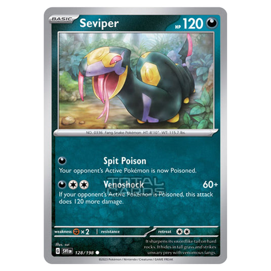 Pokemon - Scarlet & Violet - Base Set - Seviper - 128/198