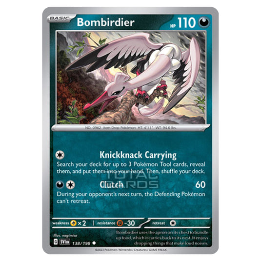 Pokemon - Scarlet & Violet - Base Set - Bombirdier - 138/198