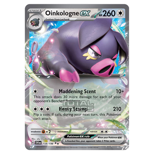 Pokemon - Scarlet & Violet - Base Set - Oinkologne ex - 158/198