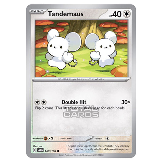 Pokemon - Scarlet & Violet - Base Set - Tandemaus - 160/198