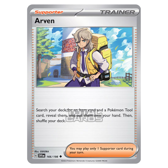 Pokemon - Scarlet & Violet - Base Set - Arven - 166/198