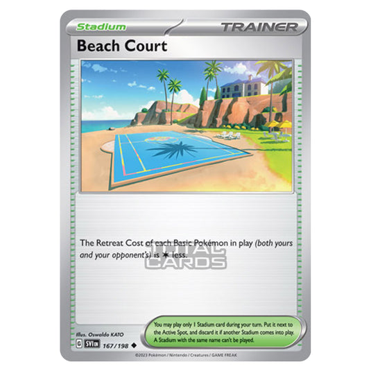 Pokemon - Scarlet & Violet - Base Set - Beach Court - 167/198