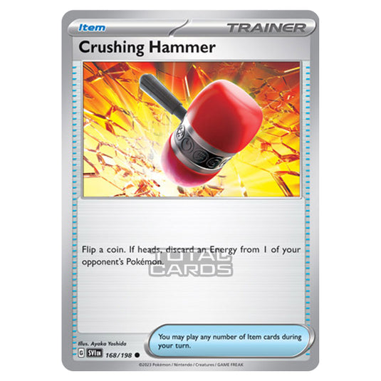Pokemon - Scarlet & Violet - Base Set - Crushing Hammer - 168/198