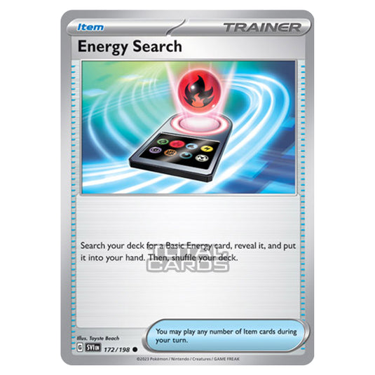 Pokemon - Scarlet & Violet - Base Set - Energy Search - 172/198