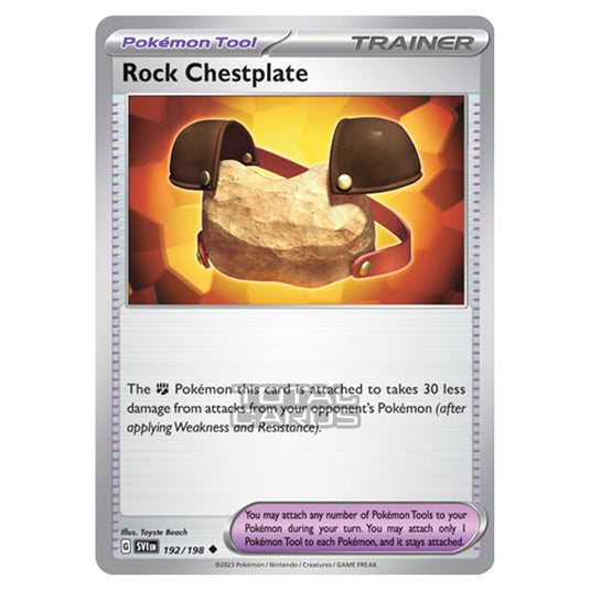 Pokemon - Scarlet & Violet - Base Set - Rock Chestplate - 192/198