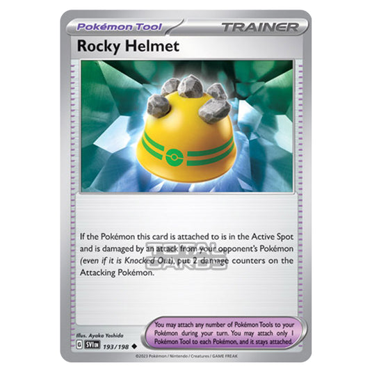 Pokemon - Scarlet & Violet - Base Set - Rocky Helmet - 193/198