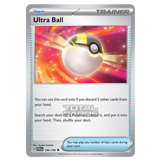 Pokemon - Scarlet & Violet - Base Set - Ultra Ball - 196/198