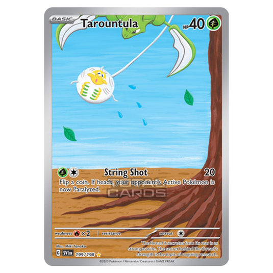 Pokemon - Scarlet & Violet - Base Set - Tarountula - 199/198 Pokemon - Scarlet & Violet - Base Set - Tarountula - 199/198