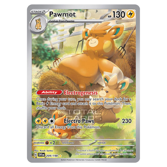 Pokemon - Scarlet & Violet - Base Set - Pawmot - 209/198