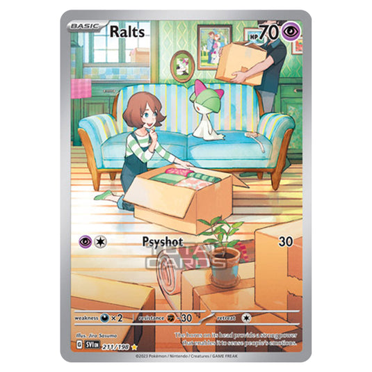 Pokemon - Scarlet & Violet - Base Set - Ralts - 211/198