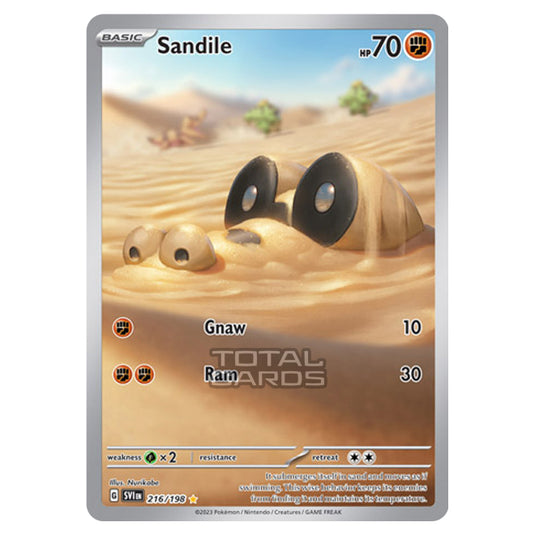 Pokemon - Scarlet & Violet - Base Set - Sandile - 216/198