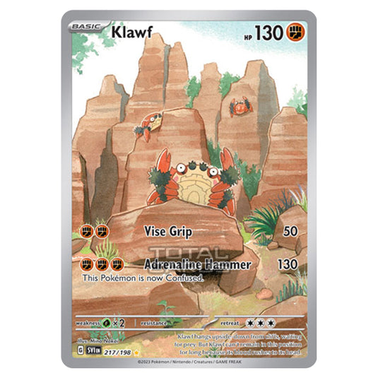 Pokemon - Scarlet & Violet - Base Set - Klawf - 217/198