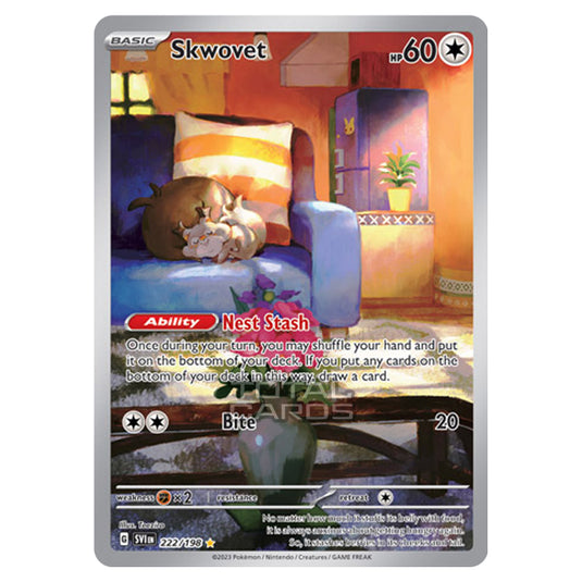 Pokemon - Scarlet & Violet - Base Set - Skwovet - 222/198