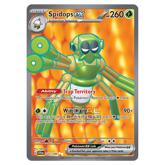 Pokemon - Scarlet & Violet - Base Set - Spidops ex - 223/198