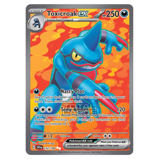 Pokemon - Scarlet & Violet - Base Set - Toxicroak ex - 232/198