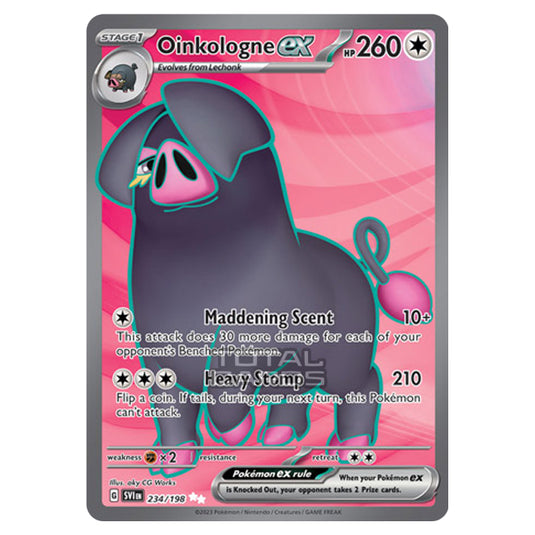 Pokemon - Scarlet & Violet - Base Set - Oinkologne ex - 234/198