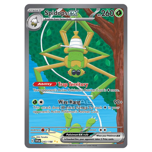 Pokemon - Scarlet & Violet - Base Set - Spidops ex - 243/198