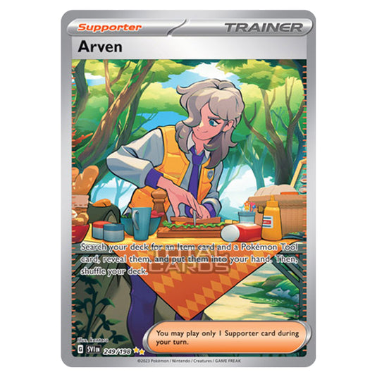 arven card pokemon SV Cards: and Carmine by AustinSPTD1996 on DeviantArt and put them in your hand Arven - Scarlet & Violet: