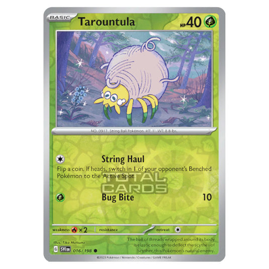 Pokemon - Scarlet & Violet - Base Set - Tarountula - 016/198 - (Reverse Holo)