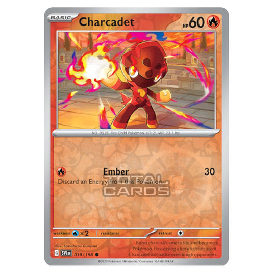 Pokemon - Scarlet & Violet - Base Set - Charcadet - 039/198 - (Reverse Holo)