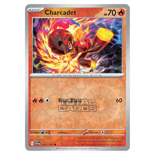 Pokemon - Scarlet & Violet - Base Set - Charcadet - 040/198 - (Reverse Holo)