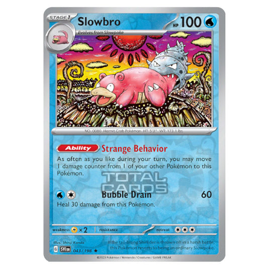 Pokemon - Scarlet & Violet - Base Set - Slowbro - 043/198 - (Reverse Holo)