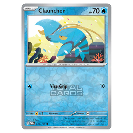 Pokemon - Scarlet & Violet - Base Set - Clauncher - 049/198 - (Reverse Holo)