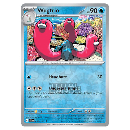 Pokemon - Scarlet & Violet - Base Set - Wugtrio - 057/198 - (Reverse Holo)