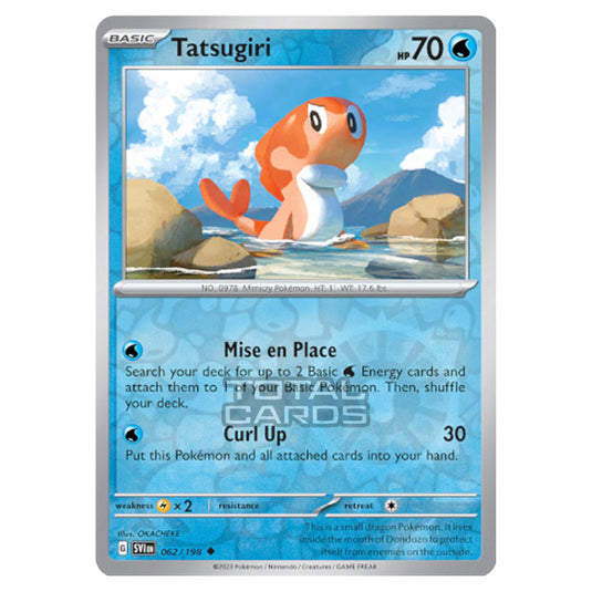 Pokemon - Scarlet & Violet - Base Set - Tatsugiri - 062/198 - (Reverse Holo)