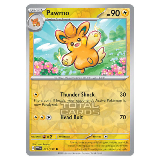 Pokemon - Scarlet & Violet - Base Set - Pawmo - 075/198 - (Reverse Holo)