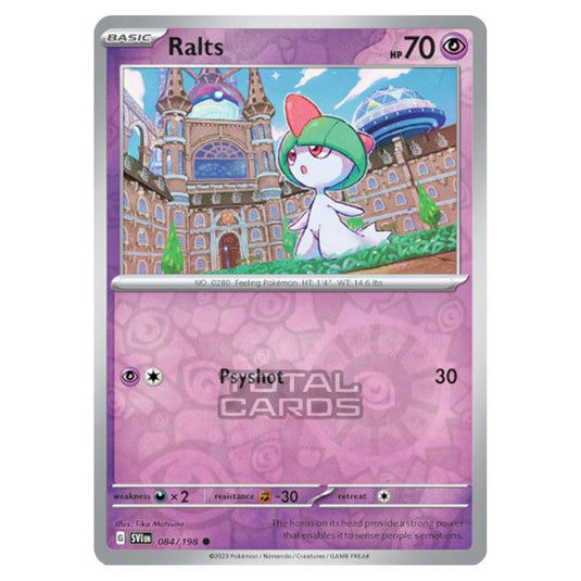 Pokemon - Scarlet & Violet - Base Set - Ralts - 084/198 - (Reverse Holo)