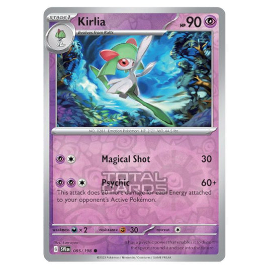 Pokemon - Scarlet & Violet - Base Set - Kirlia - 085/198 - (Reverse Holo)