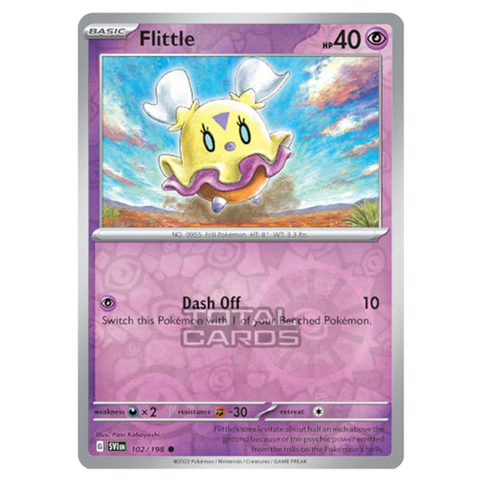 Pokemon - Scarlet & Violet - Base Set - Flittle - 102/198 - (Reverse Holo)