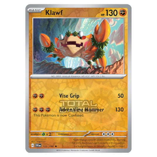 Pokemon - Scarlet & Violet - Base Set - Klawf - 122/198 - (Reverse Holo)