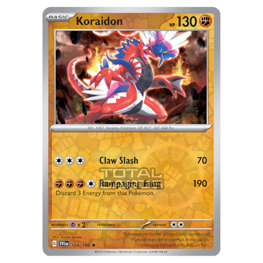 Pokemon - Scarlet & Violet - Base Set - Koraidon - 124/198 - (Reverse Holo)