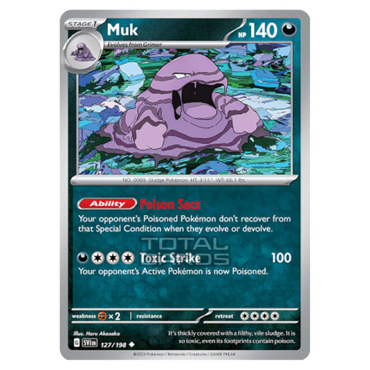 Pokemon - Scarlet & Violet - Base Set - Muk - 127/198 - (Reverse Holo)