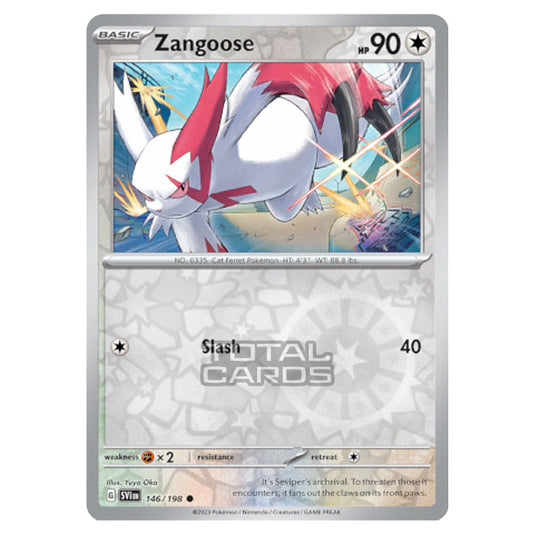 Pokemon - Scarlet & Violet - Base Set - Zangoose - 146/198 - (Reverse Holo)