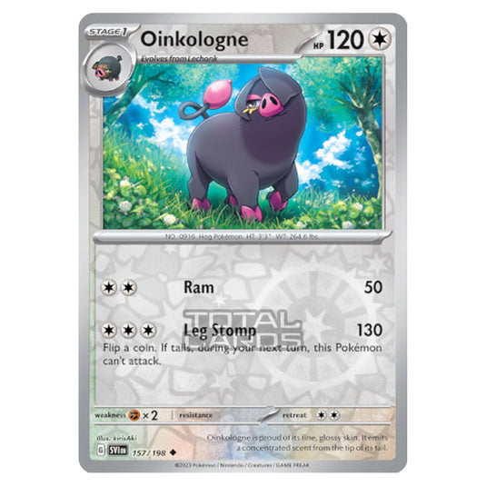 Pokemon - Scarlet & Violet - Base Set - Oinkologne - 157/198 - (Reverse Holo)
