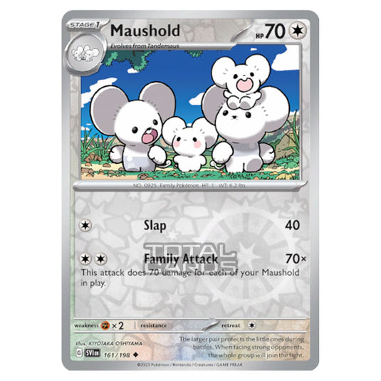 Pokemon - Scarlet & Violet - Base Set - Maushold - 161/198 - (Reverse Holo)