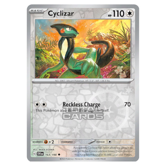 Pokemon - Scarlet & Violet - Base Set - Cyclizar - 163/198 - (Reverse Holo)