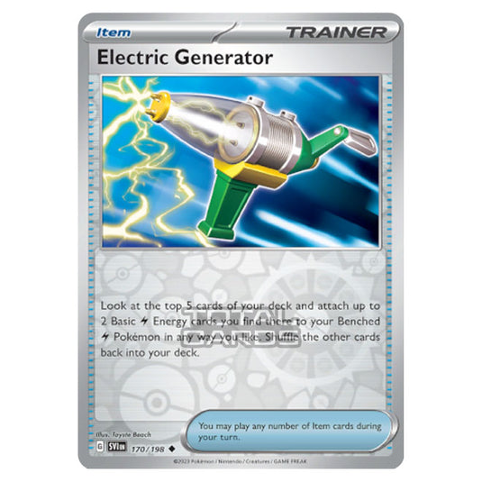 Pokemon - Scarlet & Violet - Base Set - Electric Generator - 170/198 - (Reverse Holo)